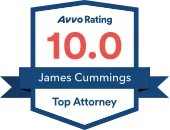 Avvo Rated 10/10 James Cummings